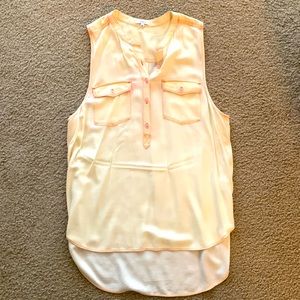 Light orange sleeveless tunic